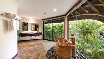 Free toiletries, hair dryer, towels, soap