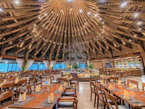 Breakfast, lunch served; local and international cuisine, garden views