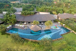 Indoor pool, outdoor pool, open 6:30 AM to 9:00 PM, pool umbrellas - Serena Resort Kim Boi (Kim Boi)
