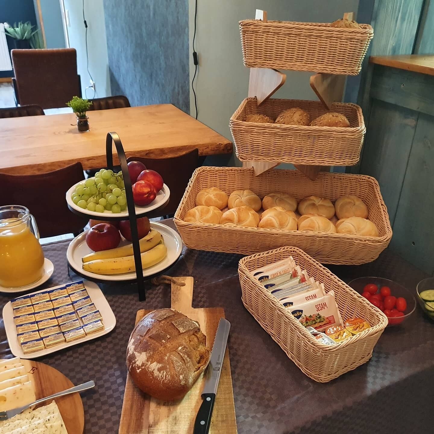 Daily buffet breakfast (EUR 12.50 per person)