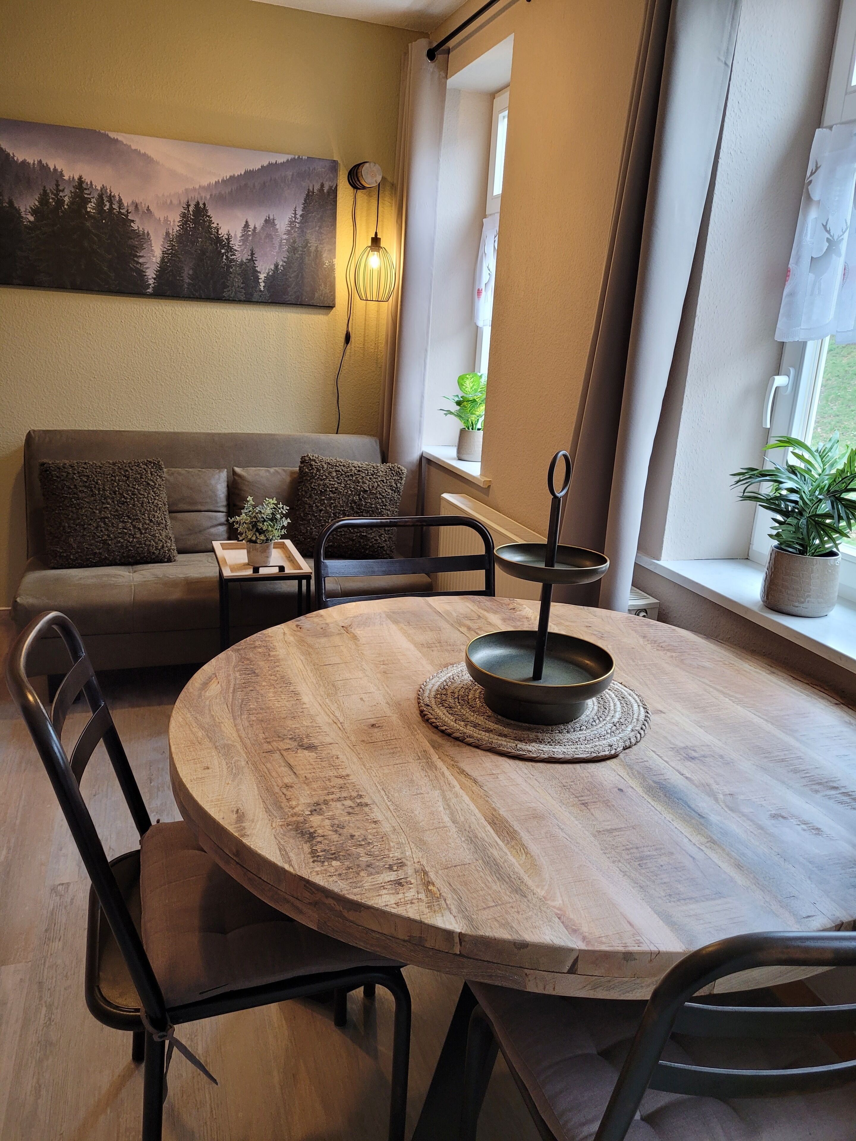 Apartment, 1 Bedroom, Hill View | Living area | 42-inch Smart TV with satellite channels, TV