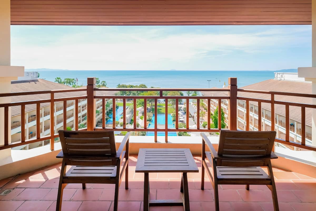 Deluxe Seaview Twin | Terrasse/Patio