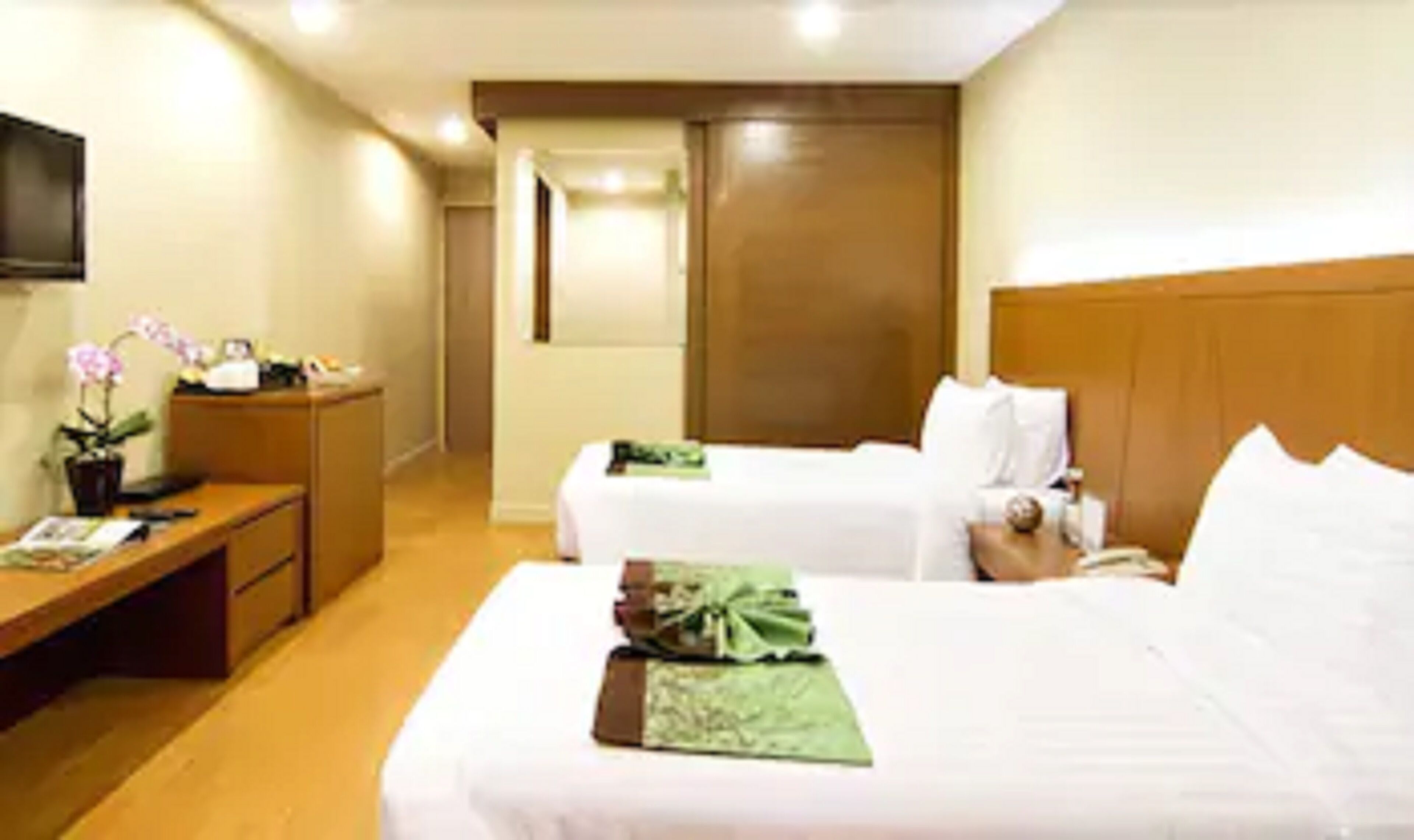 stay superior twin room | minibar, in-room safe, desk, blackout curtains