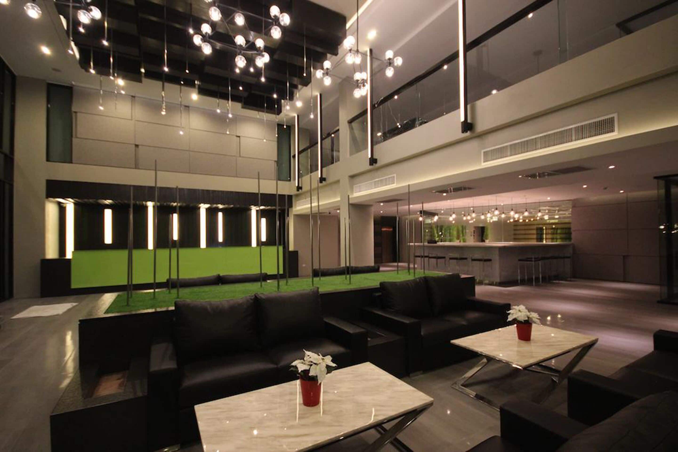 Sitteområde i lobbyen