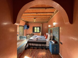 Superior Room, 1 Double or 2 Single Beds, Balcony, Mountain View (Marrakech) | Premium bedding, in-room safe, iron/ironing board, free WiFi - Riad Jnane Imlil (Asni)