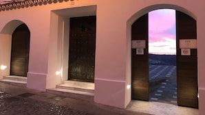 Entrada de la propiedad