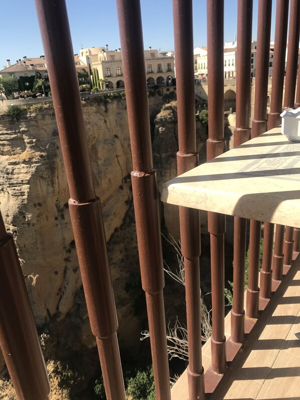 Vue depuis lâhĂ©bergement