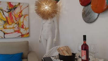 Apartamento, sacada (SantoSweethome 1A) | Opções para refeição no quarto