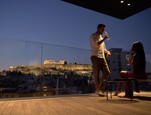 The Caryat - Acropolis Penthouse Maisonette | Balcony view - Urban Stripes Athens (Athens)