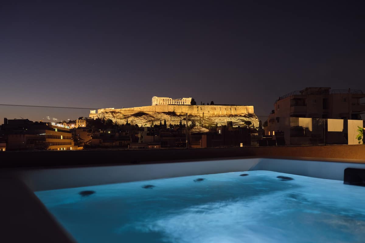 The Caryat - Acropolis Penthouse Maisonette | Balkon