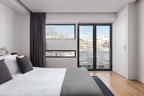 1 chambre, literie de qualité supérieure, décoration personnalisée