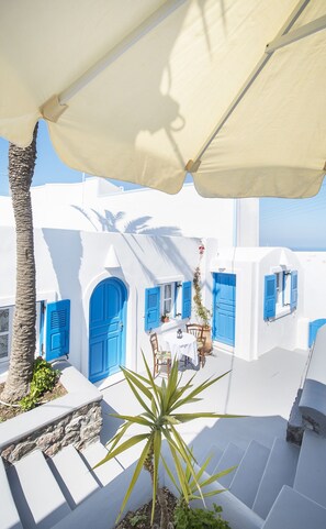 Villa, Jetted Tub, Sea View (Tholos arched) | Terrace/patio - Kadia Traditional Residences (Santorini)