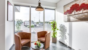 Sitteområde i lobbyen