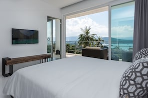 Appartement, 3 chambres, vue sur l’océan, face à la mer | 3 chambres, literie de qualité, coffre-fort, accès au Wi-Fi (inclus)