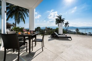 Apartment, 3 Bedrooms, Ocean View, Sea Facing | Terrace/patio - The Beach House Apartment (Koh Samui)