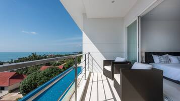 Apartment, 3 Bedrooms, Ocean View, Sea Facing | Balcony