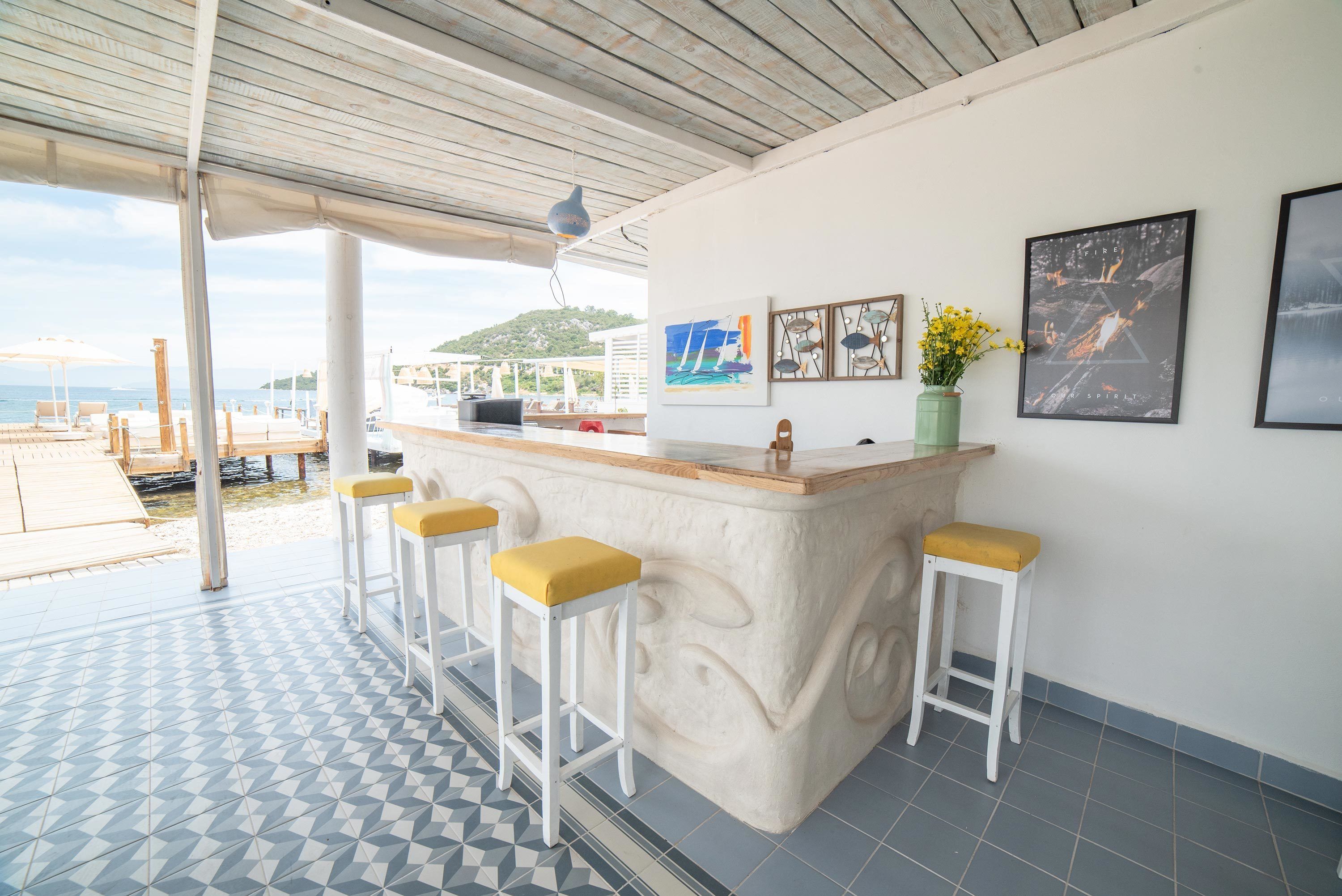 breakfast, lunch served; turkish cuisine, beach views