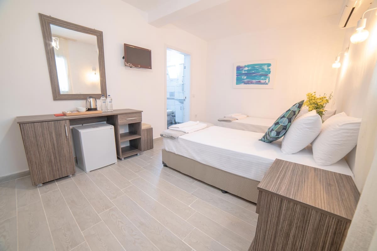 Free minibar items, desk, iron/ironing board, free WiFi