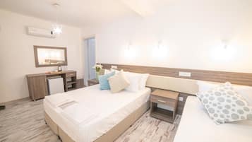 Standard Triple Room | Free minibar items, desk, iron/ironing board (on request), free WiFi