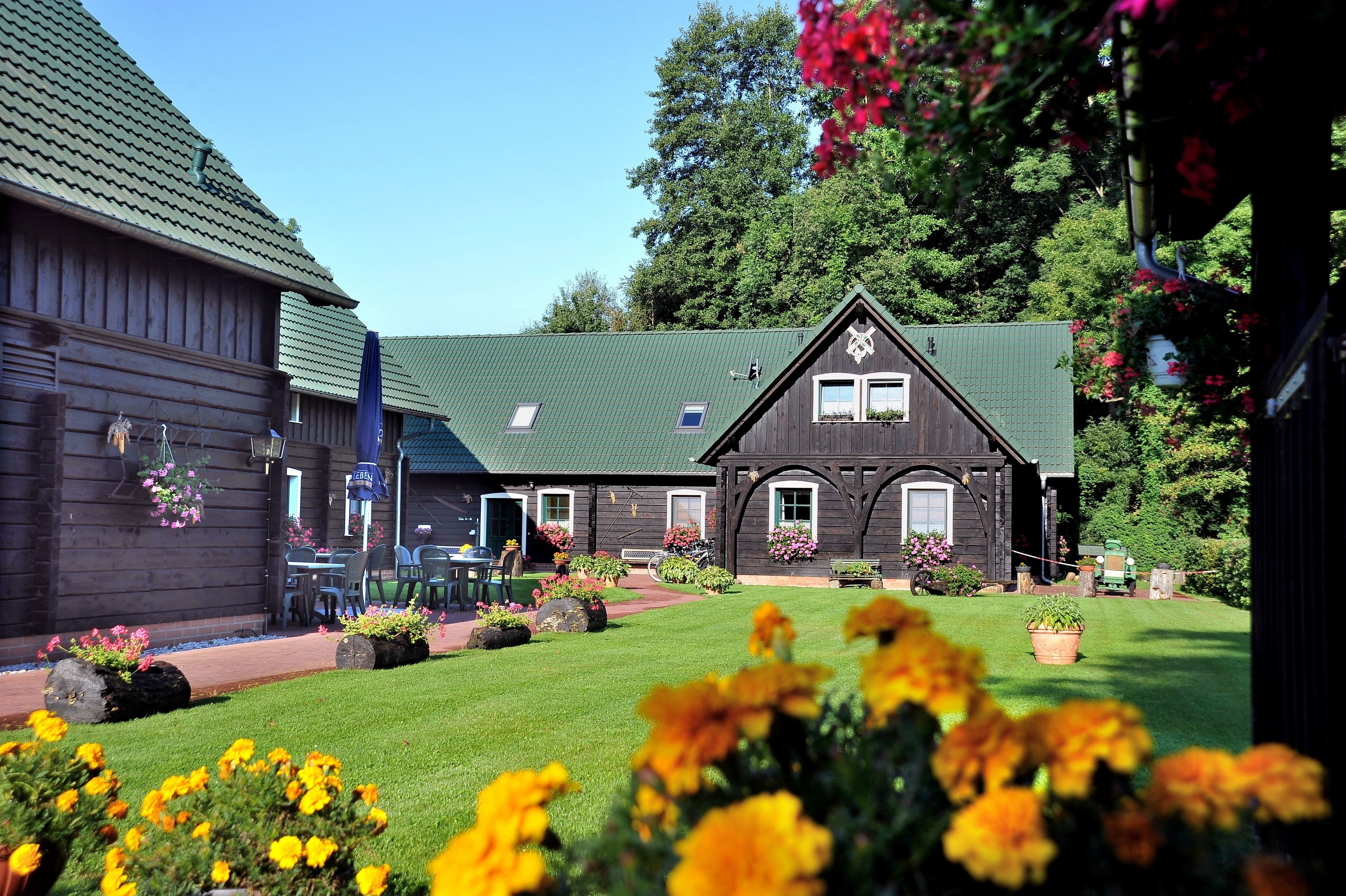 Majoituspaikan julkisivu