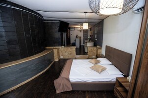 Caja de seguridad en la habitación y cortinas blackout 