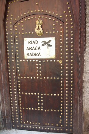 Entrada de la propiedad