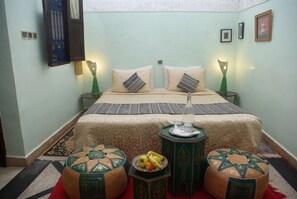 Room (Meknes) | Premium bedding, free cribs/infant beds, free WiFi, bed sheets - Riad Abaca Badra (Marrakech)