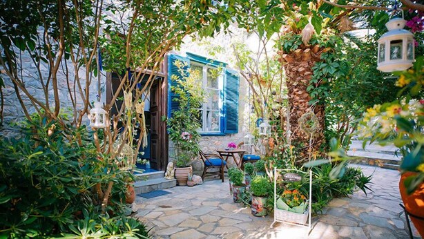 Double Room | Terrace/patio - Greco Hotel (Hydra)