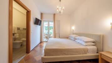 Exclusive-Doppel- oder -Zweibettzimmer, 1 Schlafzimmer, Terrasse | Terrasse/Patio