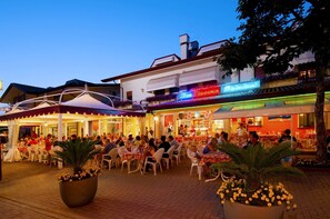 Front of property - evening/night