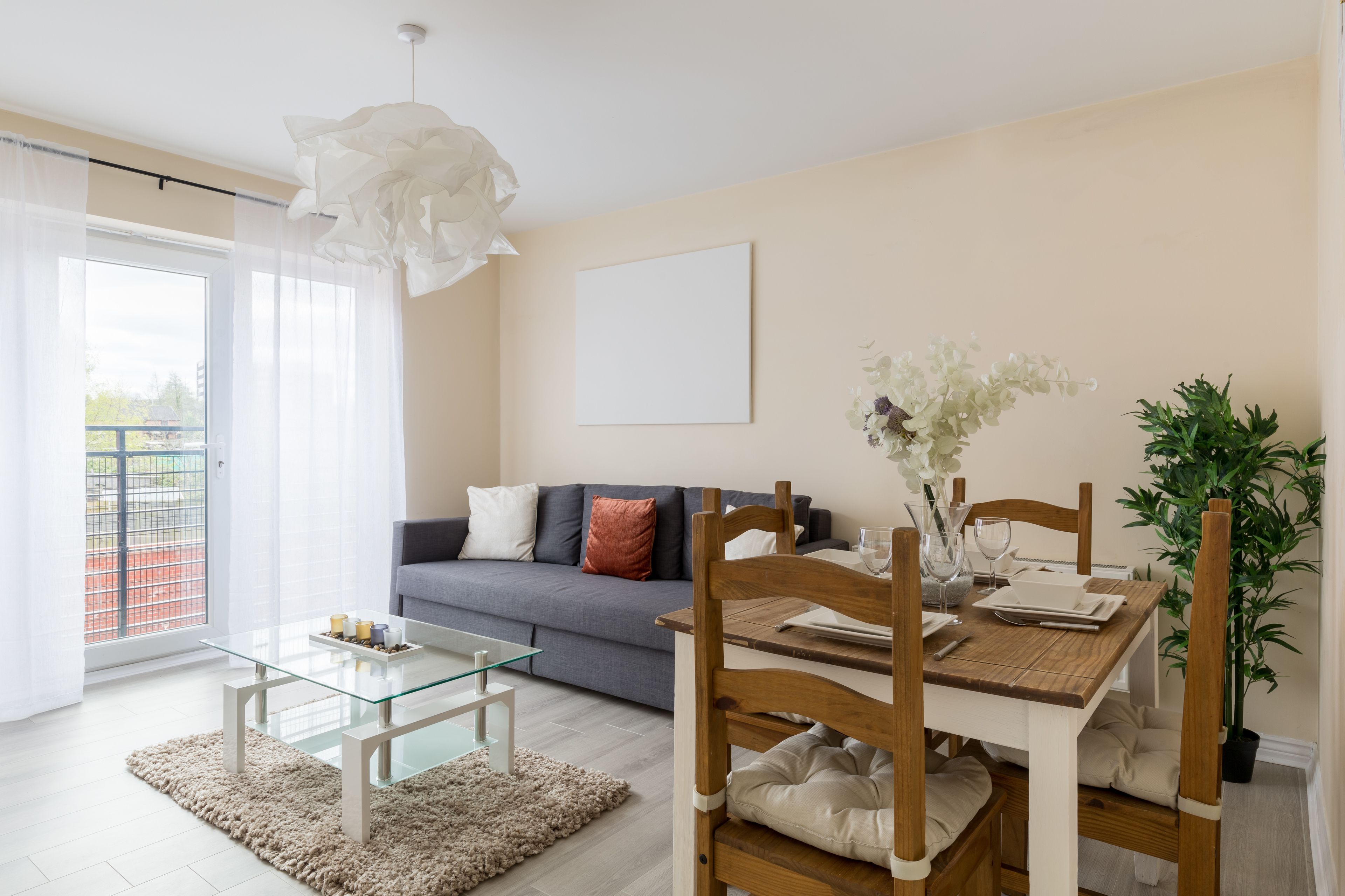 Familienapartment, 2 Schlafzimmer | Wohnzimmer | Flachbildfernseher