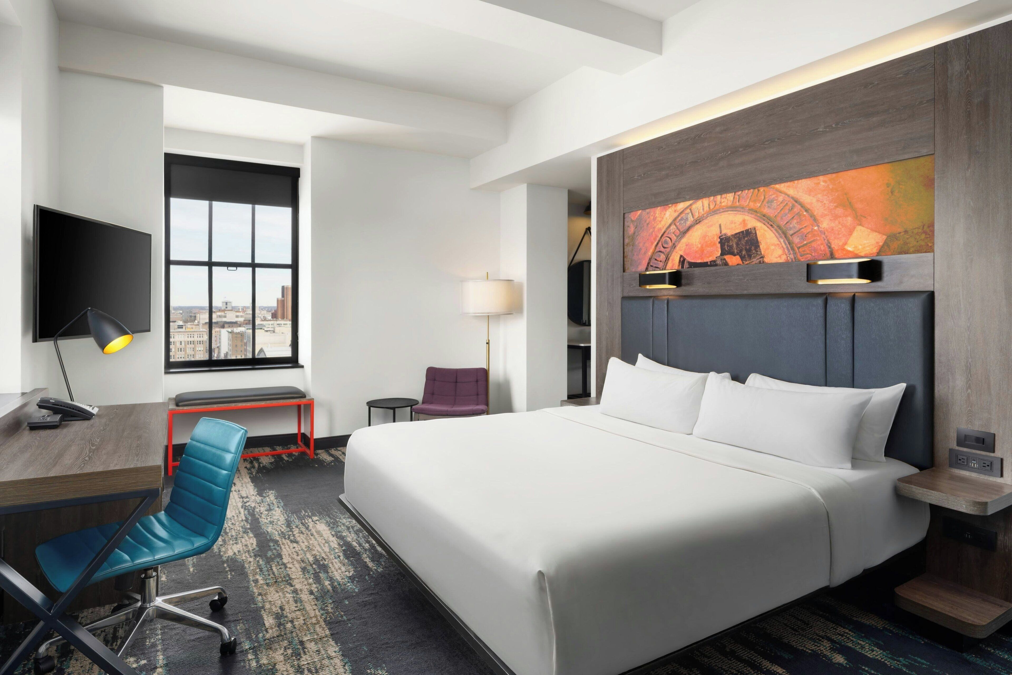 Premium bedding, in-room safe, blackout curtains, iron/ironing board