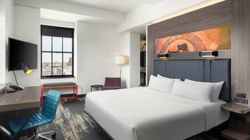 Premium bedding, in-room safe, blackout curtains, iron/ironing board