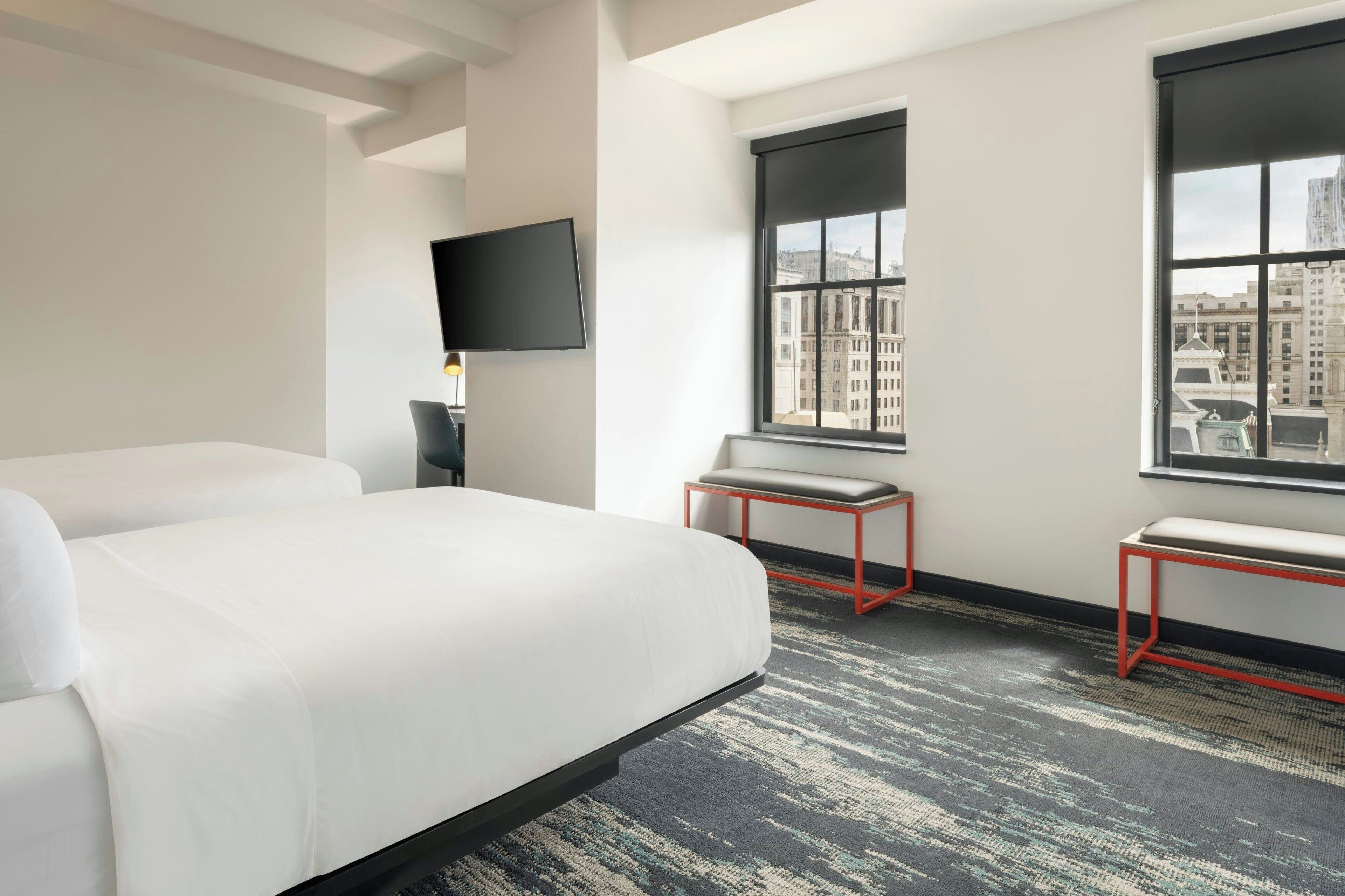 Premium bedding, in-room safe, blackout curtains, iron/ironing board