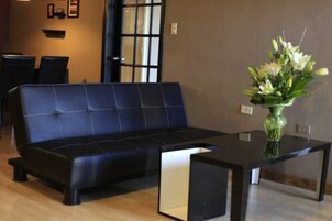 Sala de estar en el lobby