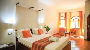 Bangalô, 1 cama Queen | 1 quarto, cofres nos quartos, Wi-Fi de cortesia, roupa de cama