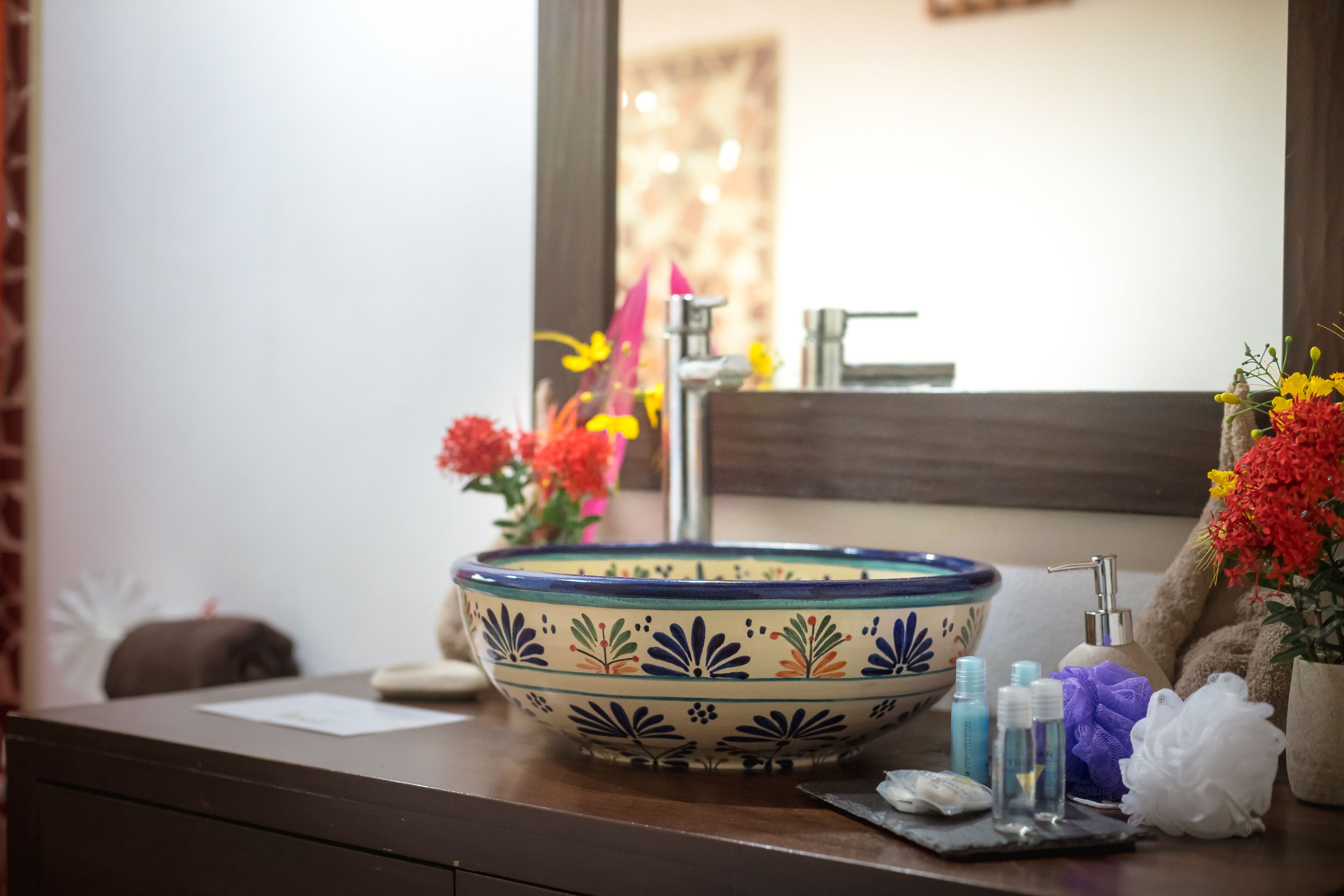 house, 3 bedrooms, balcony, pool view | bathroom | shower, free toiletries, hair dryer, towels