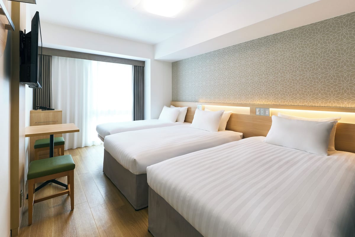 In-room safe, desk, soundproofing, iron/ironing board (on request)