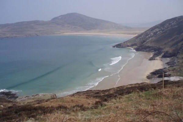A view of Tra na Rossan beach from Atlantic Drive