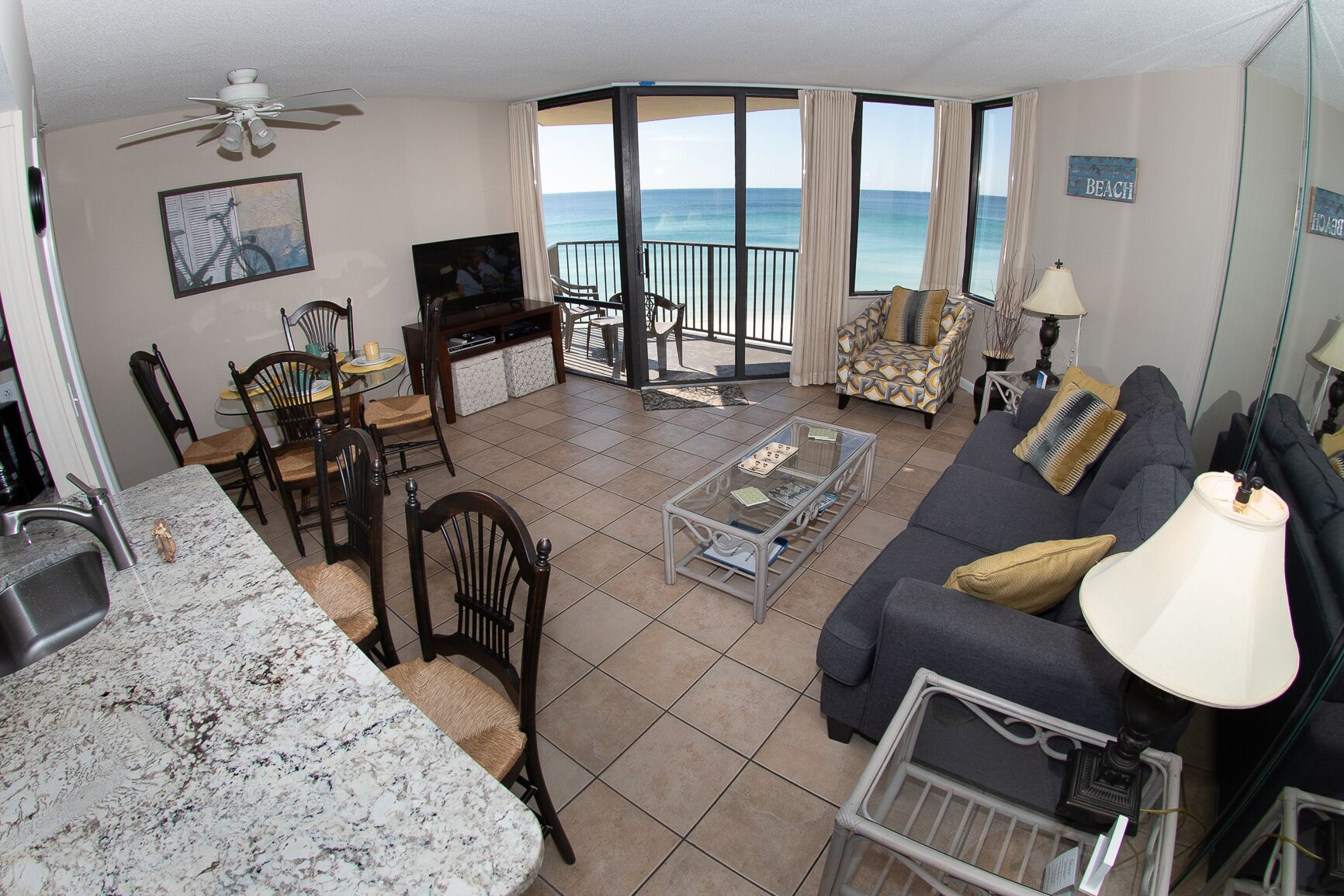 Smart TV, DVD player, books