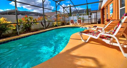 The Adventure Villa - South Facing Pool with Jets - Min. to Disney - Game Room