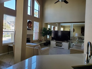 Smart TV, DVD player, stereo