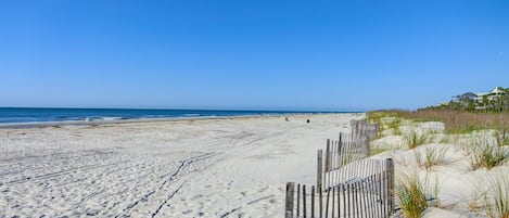 Plage à proximité, chaise longue, parasol
