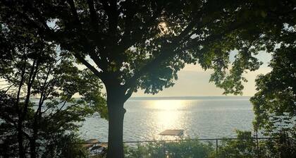 Front de mer romantique avec bain Ă remous sur la route des vins Accepte les animaux