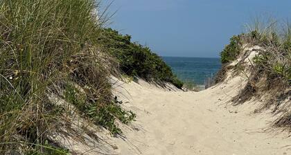 Cottage is on a PRIVATE BEACH shared between two houses.