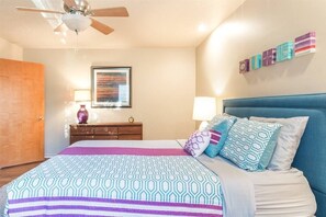 2 makuuhuonetta, silitysrauta/-lauta, vauvan matkasänky, Wi-Fi