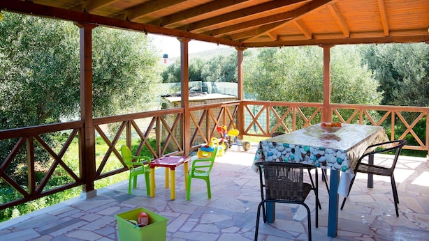 Cottage, 2 Bedrooms | Terrace/patio - Family Home With Private Garden Near The Beach (Hersonissos)