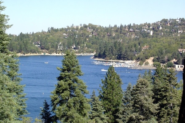 Panoramic lakeview from house.