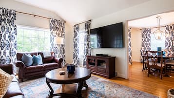 Smart TV, video game console, DVD player, books