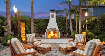 Tropical Palms Plantation Beach Cottage - Historic Encinitas Walking District